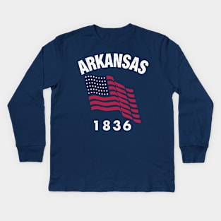 ARKANSAS Kids Long Sleeve T-Shirt